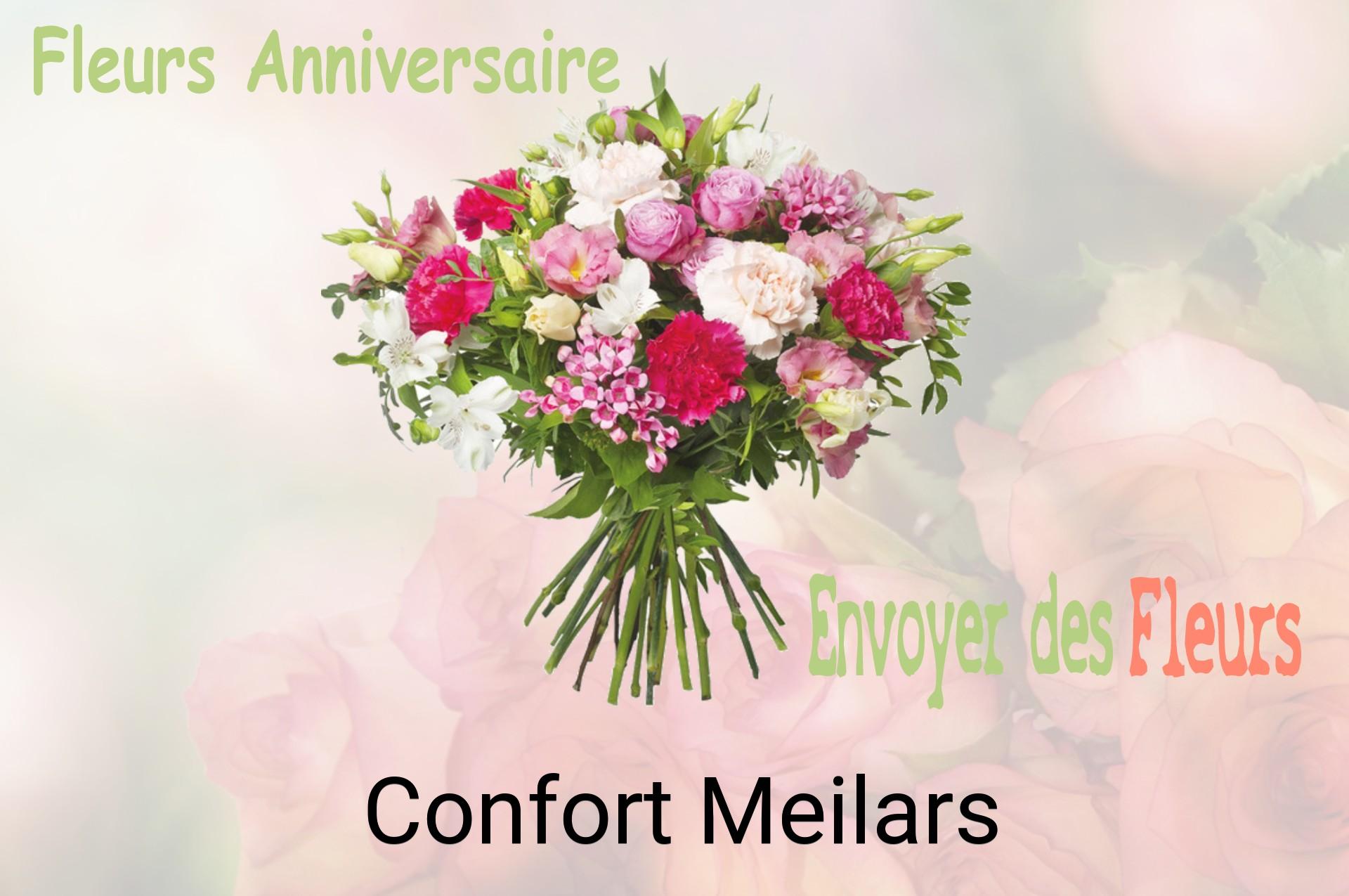 Bouquet de fleurs d’anniversaire livré à Confort-Meilars